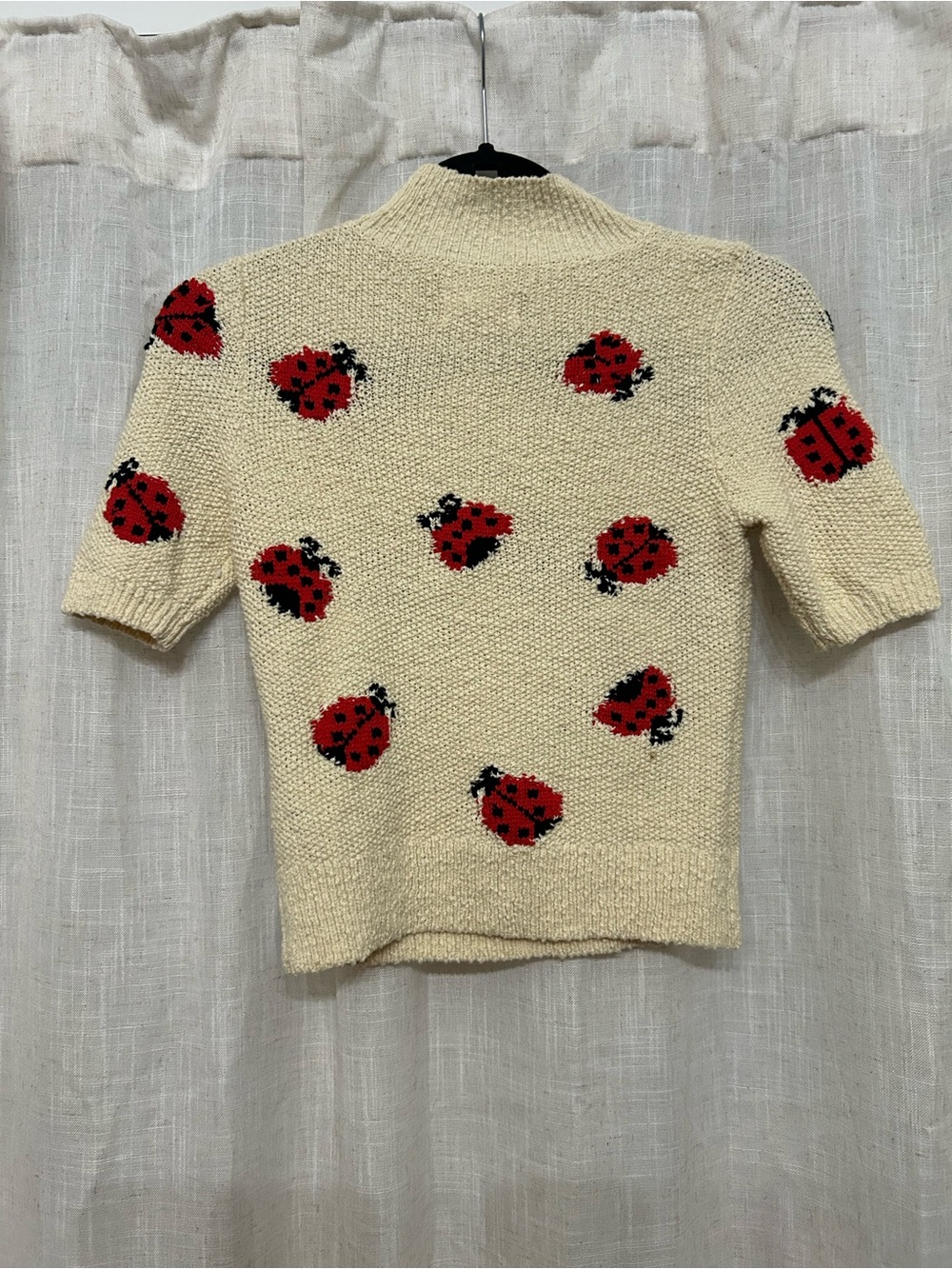 Maeve lady bug short sleeve sweater - Picture 3 of 4